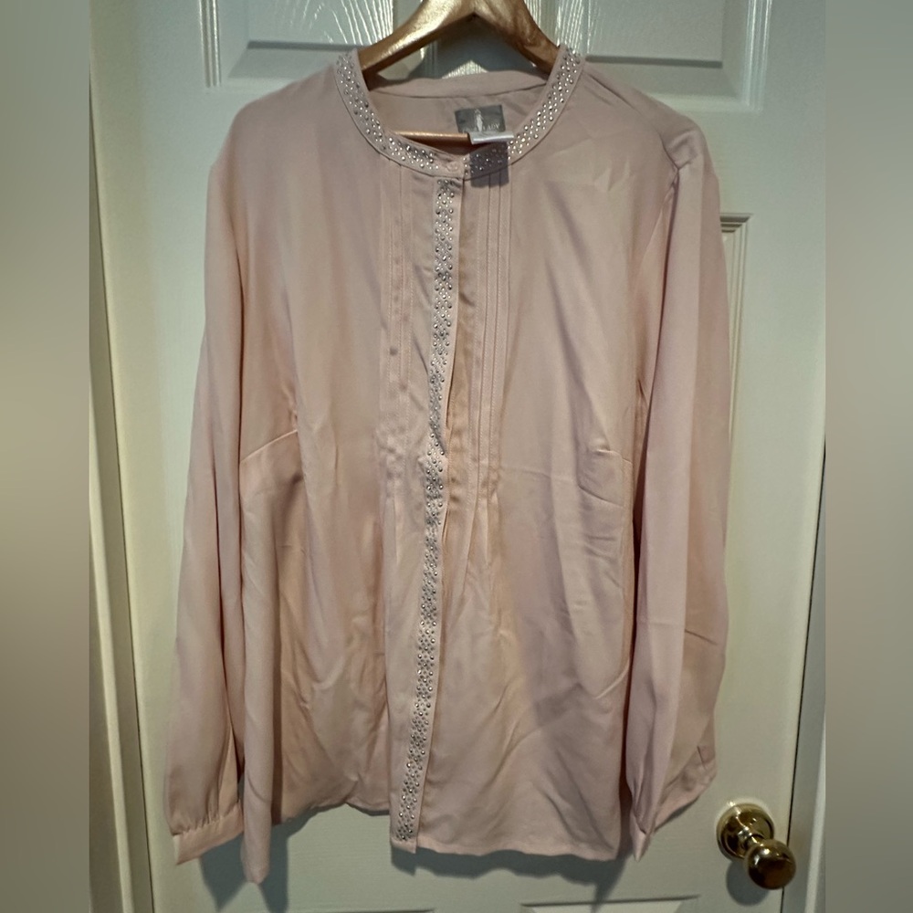 Pretty Pale Pink Blouse